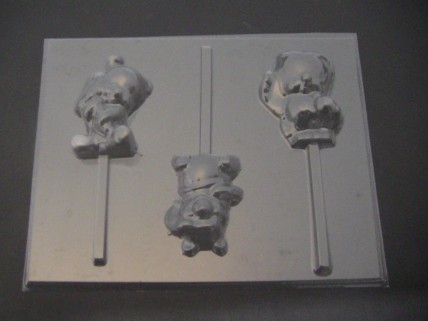 275sp Honey Bear Owl Pig Chocolate Candy Lollipop Mold